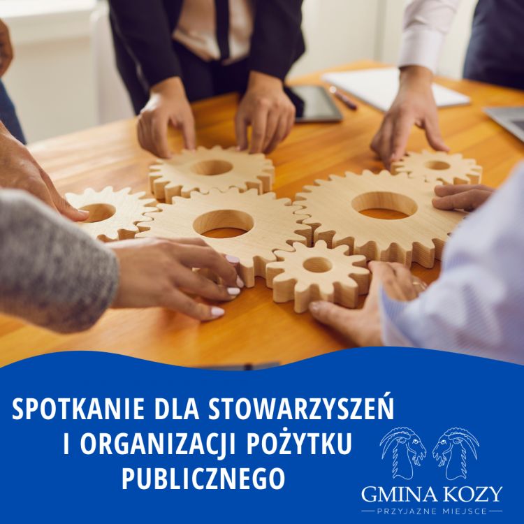 Spotkanie stowarzyszeń - zaproszenie, grafika