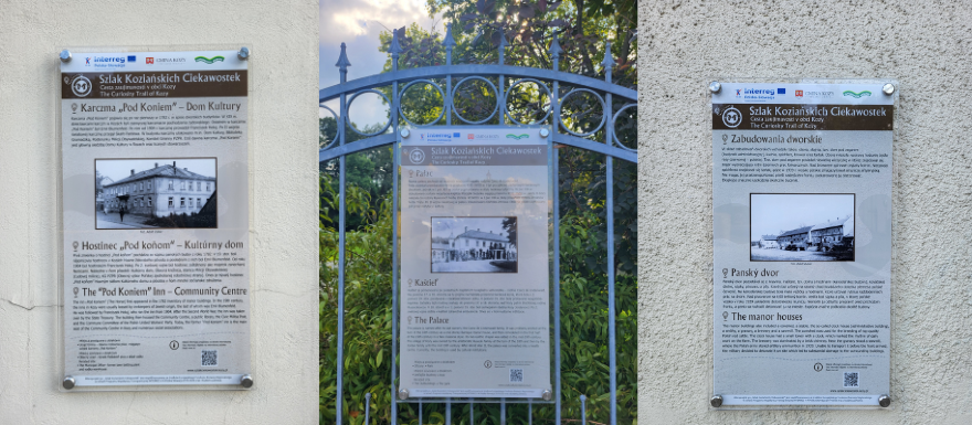 Tablice informacyjne Szlaku Koziańskich Ciekawostek Tablice informacyjne Szlaku Koziańskich Ciekawostek