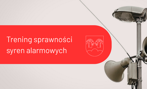 trening sprawności syren alarmowych
